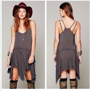 Free People Tattered Up Slip Dress XS